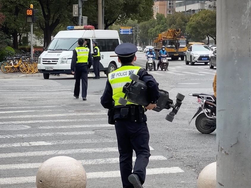 Police confiscating Exway Atlas