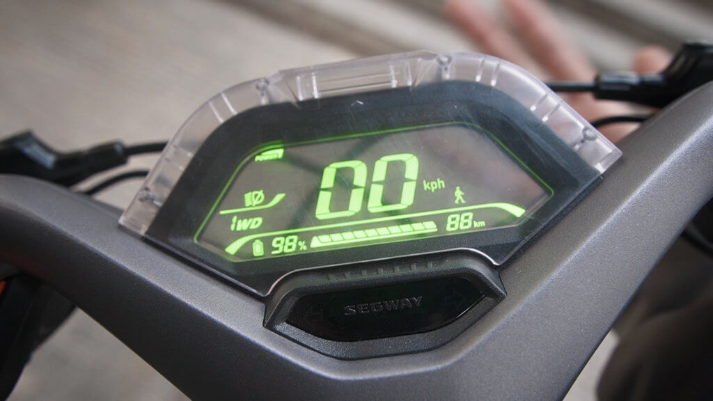 Transparent display on Segway GT2